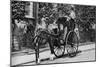 A Horse-Drawn Hansom Cab, London, 1926-1927-null-Mounted Giclee Print