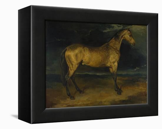 A Horse Frightened by Lightning, Ca 1814-Théodore Géricault-Framed Premier Image Canvas