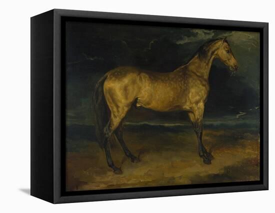 A Horse Frightened by Lightning, Ca 1814-Théodore Géricault-Framed Premier Image Canvas