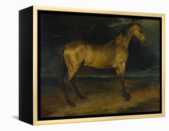 A Horse Frightened by Lightning, Ca 1814-Théodore Géricault-Framed Premier Image Canvas