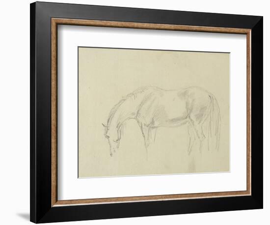 A Horse Grazing-Sawrey Gilpin-Framed Giclee Print