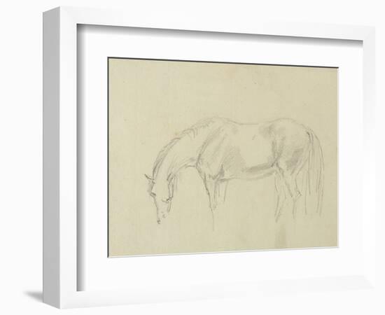 A Horse Grazing-Sawrey Gilpin-Framed Giclee Print