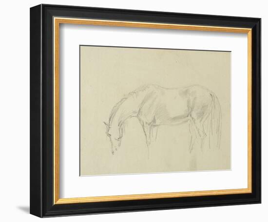 A Horse Grazing-Sawrey Gilpin-Framed Giclee Print