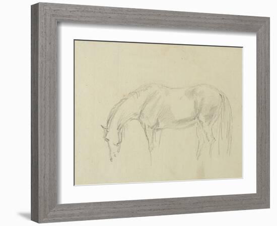 A Horse Grazing-Sawrey Gilpin-Framed Giclee Print