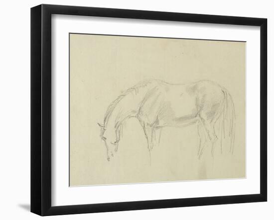 A Horse Grazing-Sawrey Gilpin-Framed Giclee Print