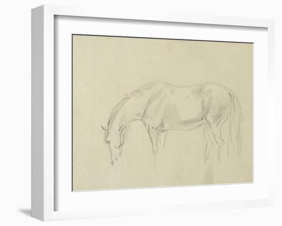 A Horse Grazing-Sawrey Gilpin-Framed Giclee Print