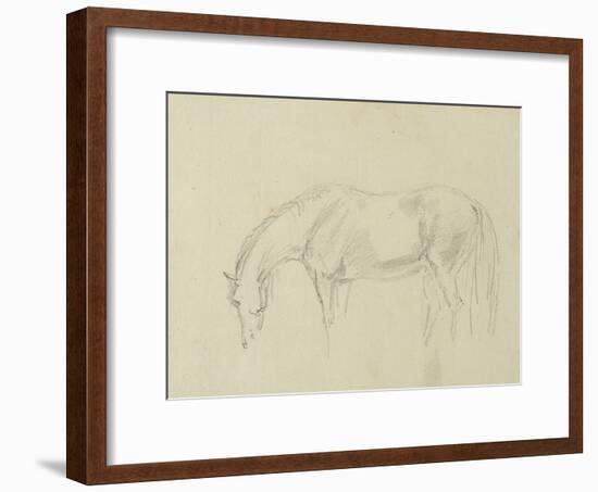 A Horse Grazing-Sawrey Gilpin-Framed Giclee Print