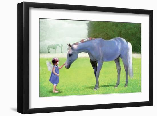 A Horse In Heaven-Nancy Tillman-Framed Art Print