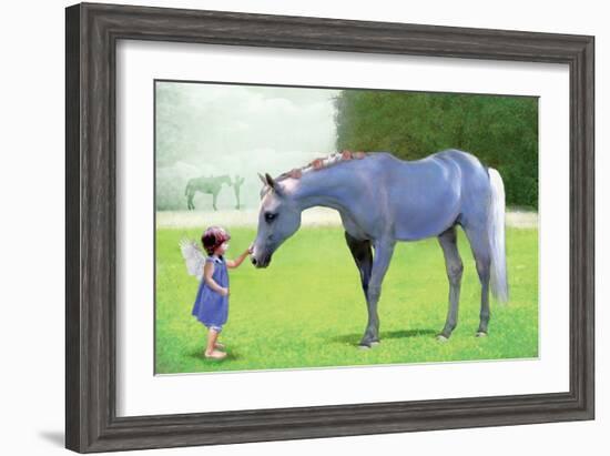 A Horse In Heaven-Nancy Tillman-Framed Art Print