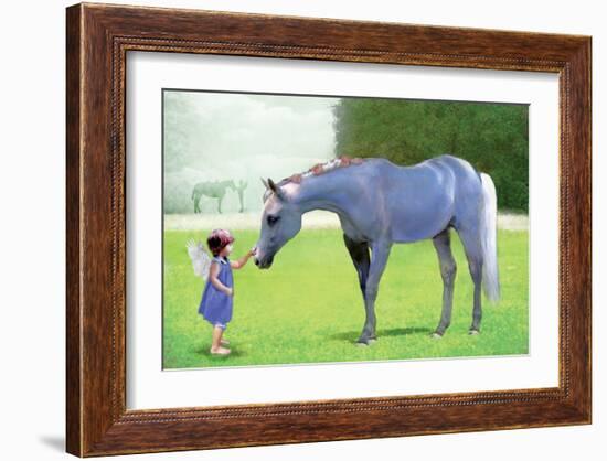 A Horse In Heaven-Nancy Tillman-Framed Art Print