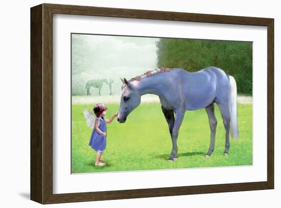 A Horse In Heaven-Nancy Tillman-Framed Art Print