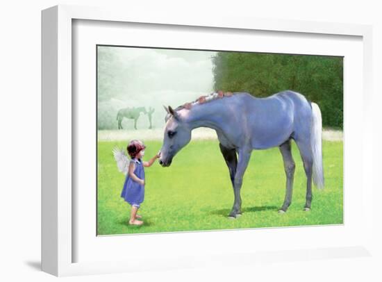 A Horse In Heaven-Nancy Tillman-Framed Art Print