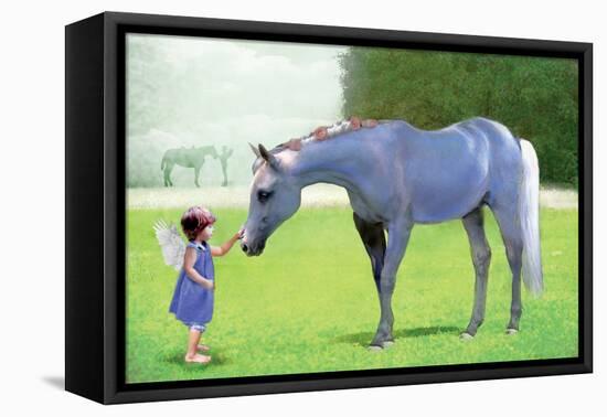 A Horse In Heaven-Nancy Tillman-Framed Stretched Canvas