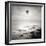 A Hot Air Balloon Floating Above the Sea-Luis Beltran-Framed Photographic Print