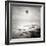 A Hot Air Balloon Floating Above the Sea-Luis Beltran-Framed Photographic Print