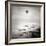 A Hot Air Balloon Floating Above the Sea-Luis Beltran-Framed Photographic Print