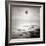 A Hot Air Balloon Floating Above the Sea-Trigger Image-Framed Photographic Print