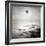 A Hot Air Balloon Floating Above the Sea-Trigger Image-Framed Photographic Print