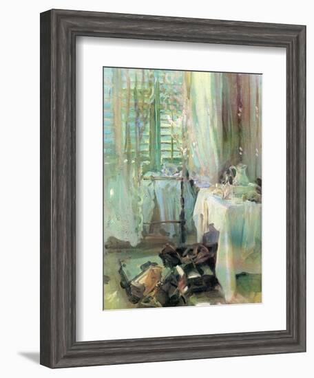 A Hotel Room, 1900-John Singer Sargent-Framed Giclee Print