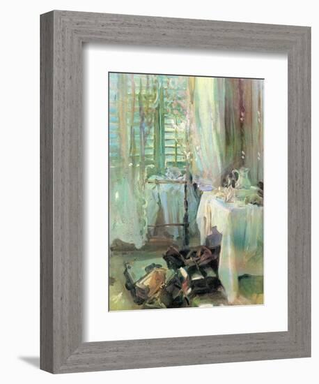 A Hotel Room, 1900-John Singer Sargent-Framed Giclee Print