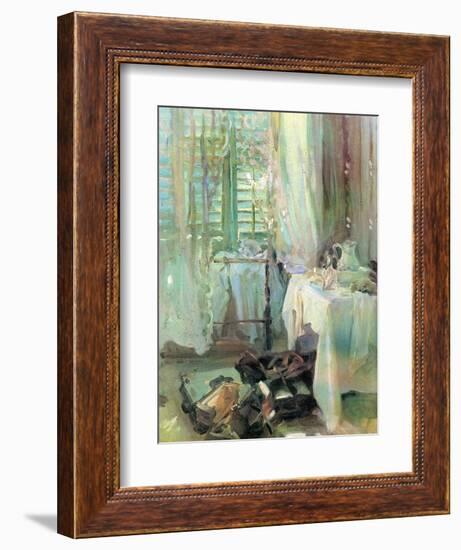 A Hotel Room, 1900-John Singer Sargent-Framed Giclee Print