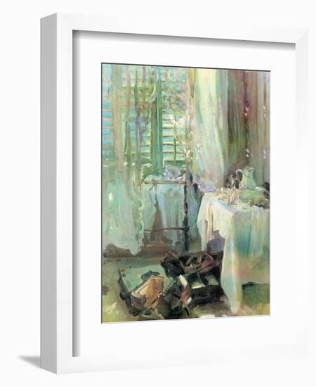 A Hotel Room, 1900-John Singer Sargent-Framed Giclee Print