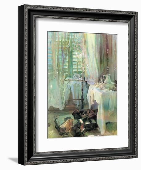 A Hotel Room, 1900-John Singer Sargent-Framed Giclee Print