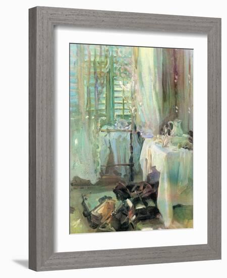 A Hotel Room, 1900-John Singer Sargent-Framed Giclee Print