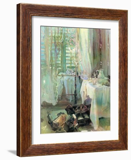 A Hotel Room, 1900-John Singer Sargent-Framed Giclee Print