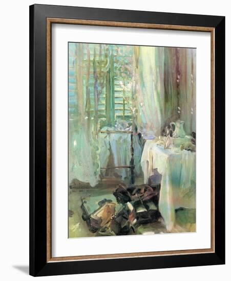 A Hotel Room, 1900-John Singer Sargent-Framed Giclee Print