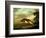 A Hound Attacking a Stag-George Stubbs-Framed Giclee Print