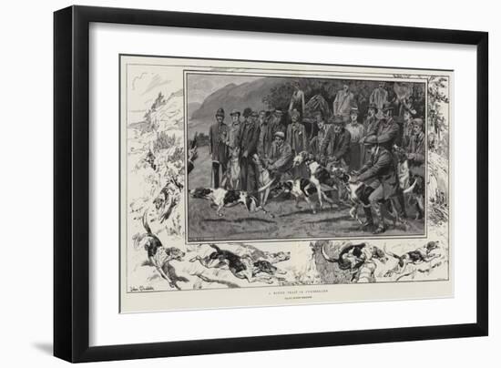 A Hound Trail in Cumberland-John Charlton-Framed Giclee Print