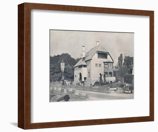 A house designed by Hans Christiansen, c1901 (1901-1902)-Unknown-Framed Photographic Print