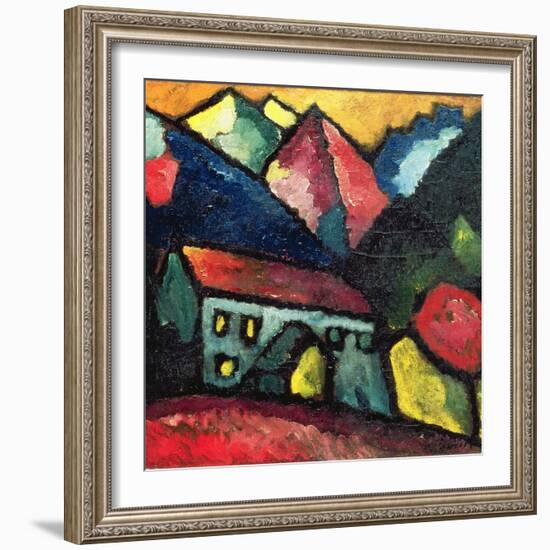 A House in the Mountains, c.1912-Alexej Von Jawlensky-Framed Giclee Print