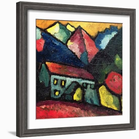 A House in the Mountains, c.1912-Alexej Von Jawlensky-Framed Giclee Print