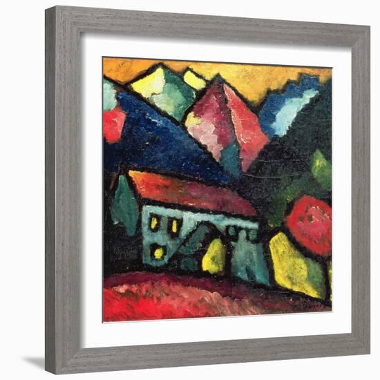 A House in the Mountains, c.1912-Alexej Von Jawlensky-Framed Giclee Print