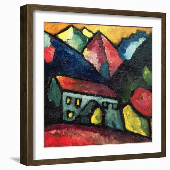 A House in the Mountains, c.1912-Alexej Von Jawlensky-Framed Giclee Print