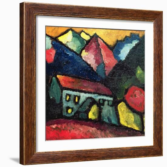 A House in the Mountains, c.1912-Alexej Von Jawlensky-Framed Giclee Print