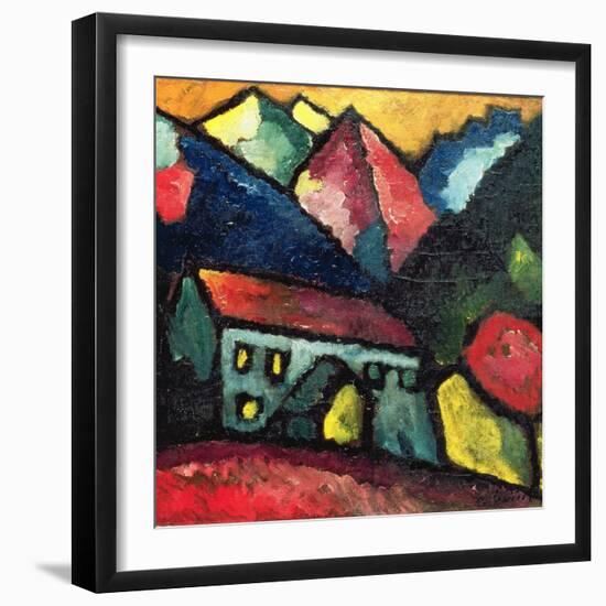 A House in the Mountains, c.1912-Alexej Von Jawlensky-Framed Giclee Print