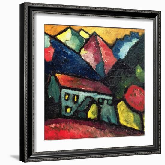 A House in the Mountains, c.1912-Alexej Von Jawlensky-Framed Giclee Print