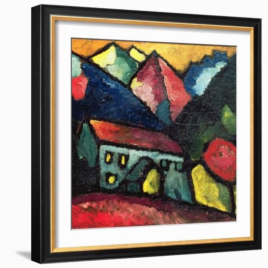 A House in the Mountains, c.1912-Alexej Von Jawlensky-Framed Giclee Print