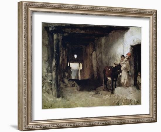 A House in the Sahara, 1880S-Gustave Guillaumet-Framed Giclee Print