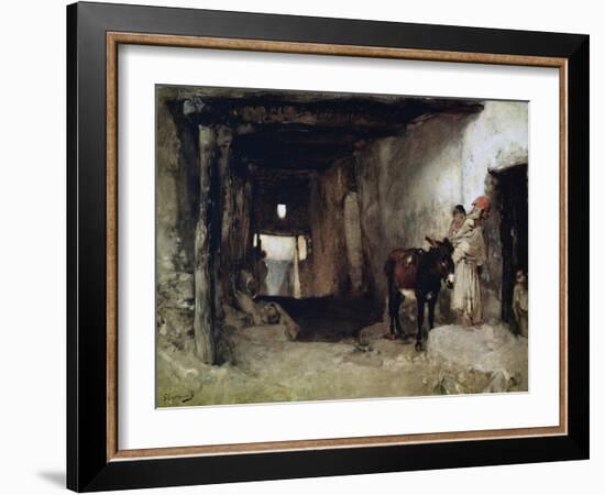 A House in the Sahara, 1880S-Gustave Guillaumet-Framed Giclee Print