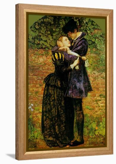 A Huguenot on St. Bartholomew's Day-John Everett Millais-Framed Stretched Canvas