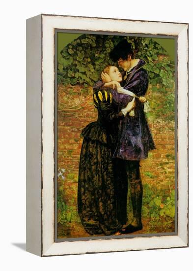 A Huguenot on St. Bartholomew's Day-John Everett Millais-Framed Stretched Canvas