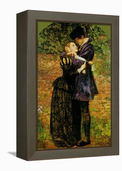 A Huguenot on St. Bartholomew's Day-John Everett Millais-Framed Stretched Canvas