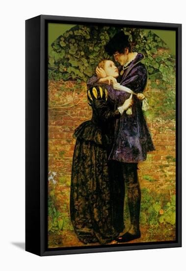 A Huguenot on St. Bartholomew's Day-John Everett Millais-Framed Stretched Canvas