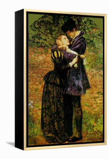 A Huguenot on St. Bartholomew's Day-John Everett Millais-Framed Stretched Canvas