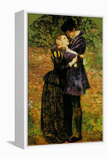 A Huguenot on St. Bartholomew's Day-John Everett Millais-Framed Stretched Canvas