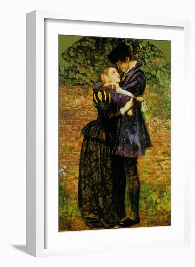 A Huguenot on St. Bartholomew's Day-John Everett Millais-Framed Premium Giclee Print